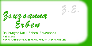 zsuzsanna erben business card